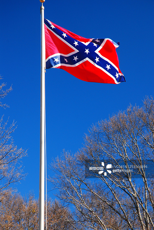 南方的战斗旗帜图片素材