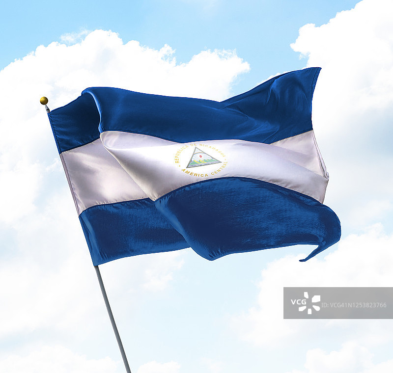 尼加拉瓜旗图片素材