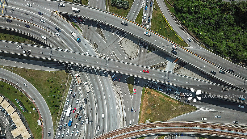 高架路口和立交桥图片素材