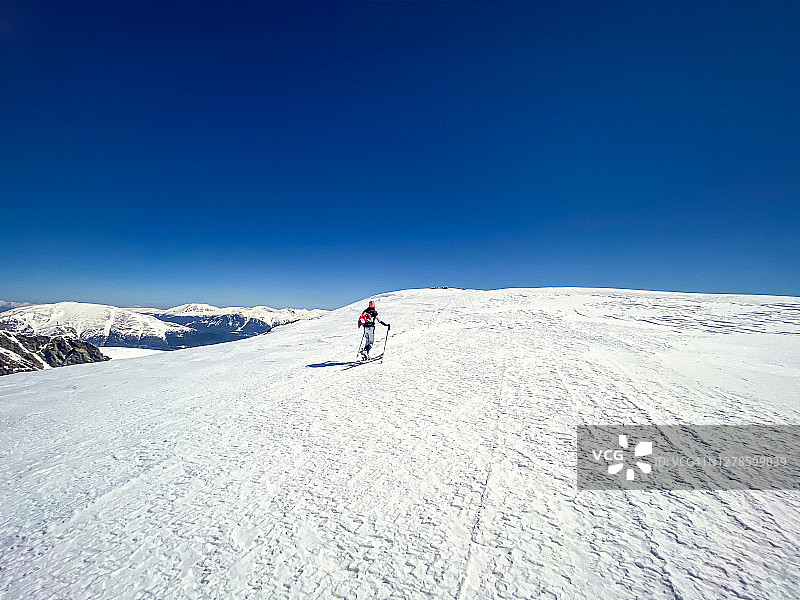 温特兰沙夫特卡林西亚的滑雪道图片素材