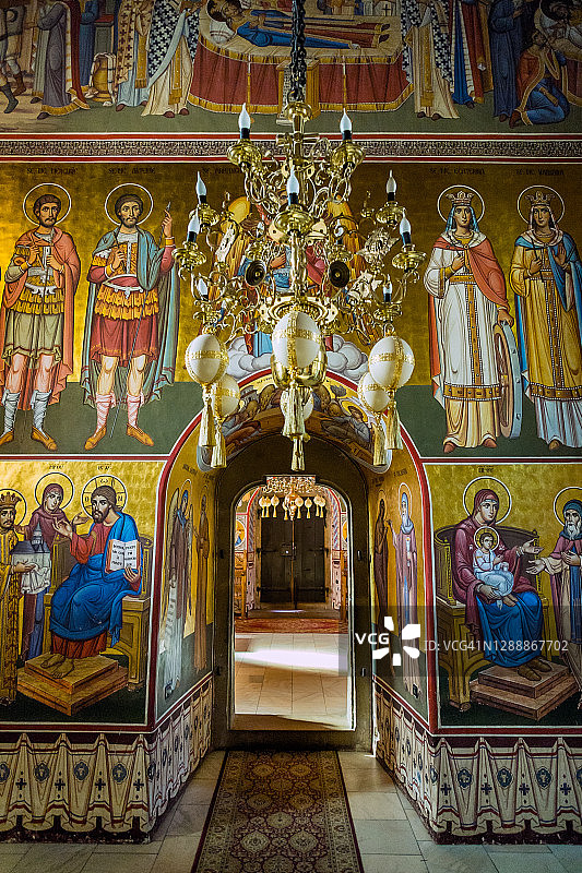 Dragomirna修道院，Suceava -罗马尼亚，欧洲图片素材
