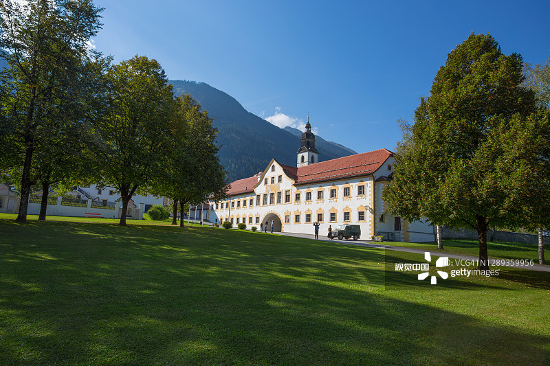 西多会Stams修道院(Stams修道院)在Stams, Imst区，蒂罗尔，奥地利。图片素材