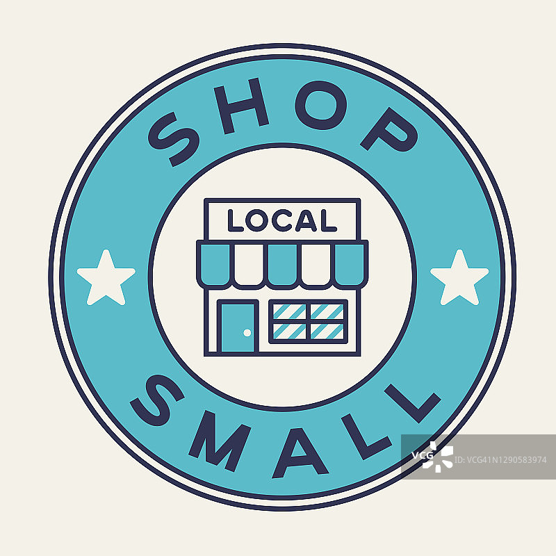 商店小型本地企业支持徽章图片素材