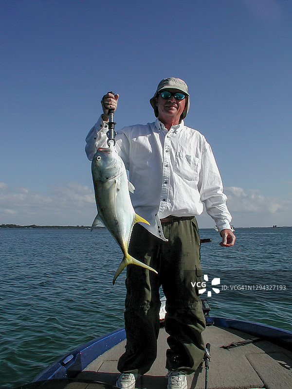 佛罗里达东海岸的渔民和杰克·克雷维尔，图片素材