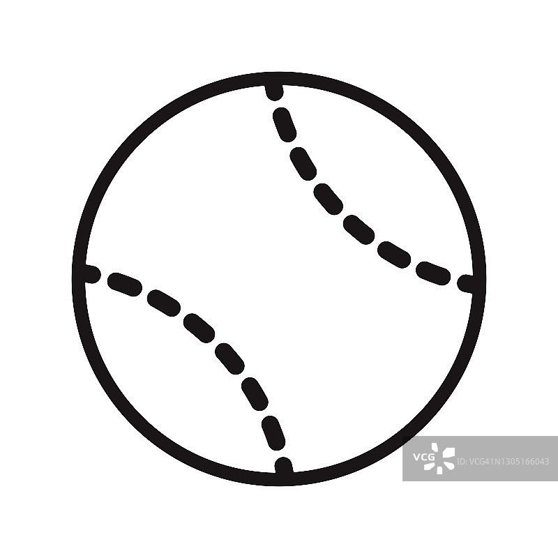 棒球运动字形图标图片素材