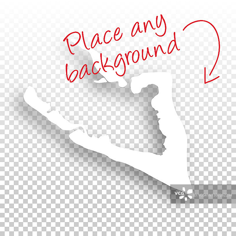 维克岛地图设计-空白背景图片素材