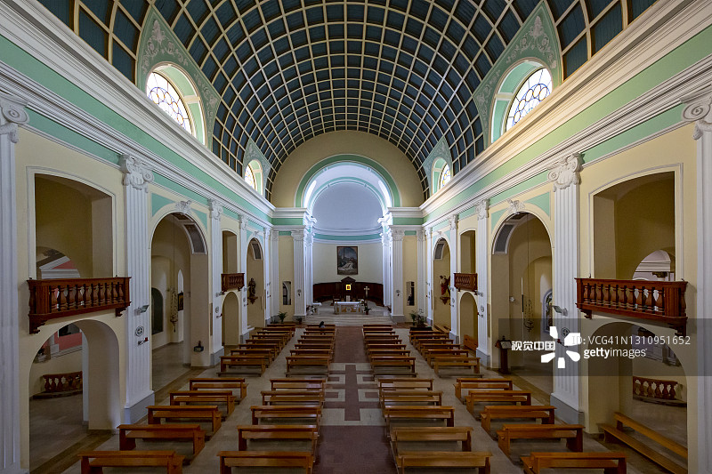 阿尔巴尼亚斯库德的天主教大教堂图片素材