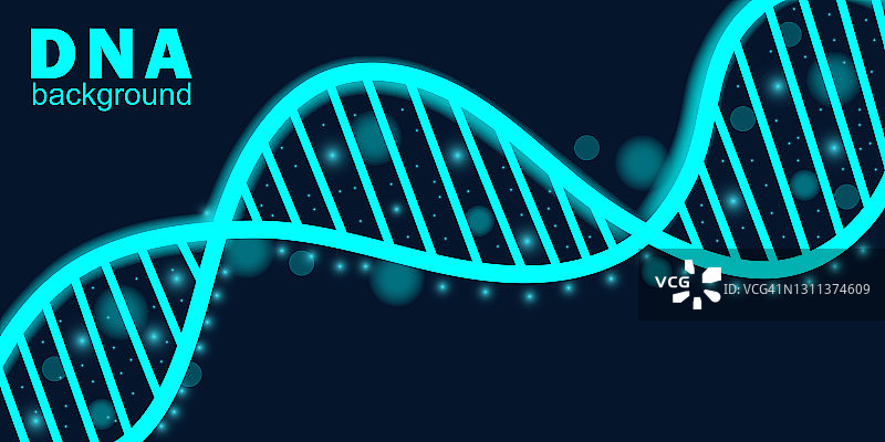 DNA链背景和基因工程或实验室研究图片素材