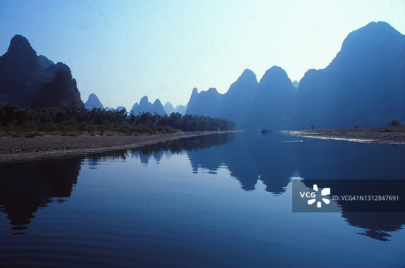 漓江，靠近桂林，中国图片素材