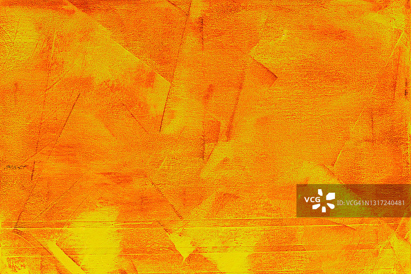 橙色抽象，丙烯画图片素材