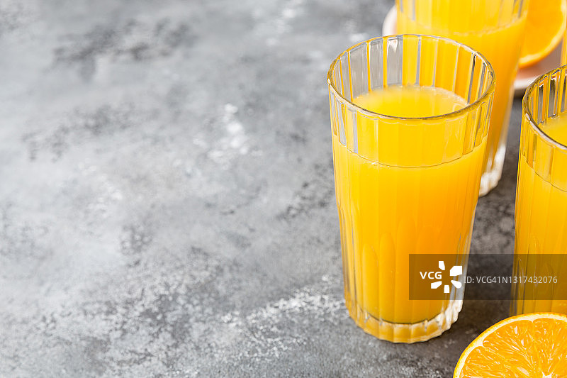杯装橙汁图片素材