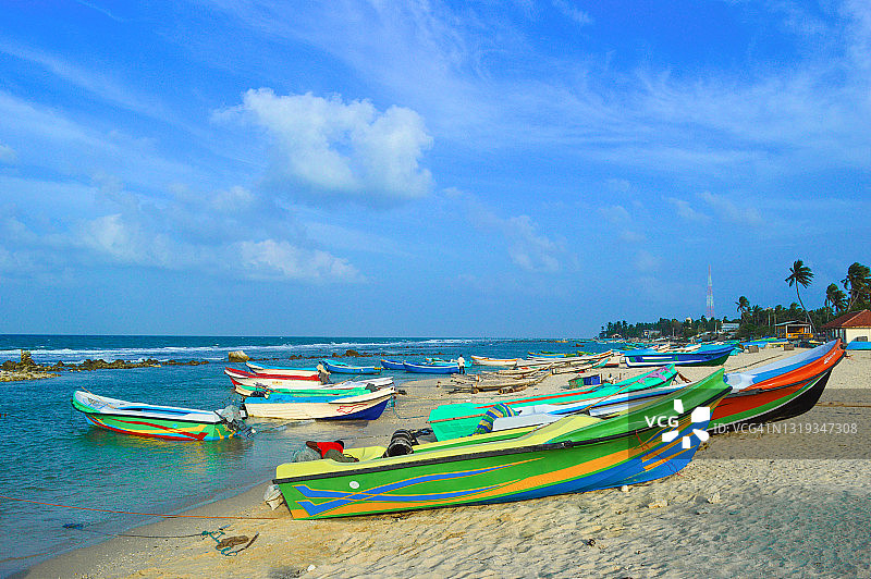 点佩德罗海滩(Peduru Thuduwa)，贾夫纳区。图片素材