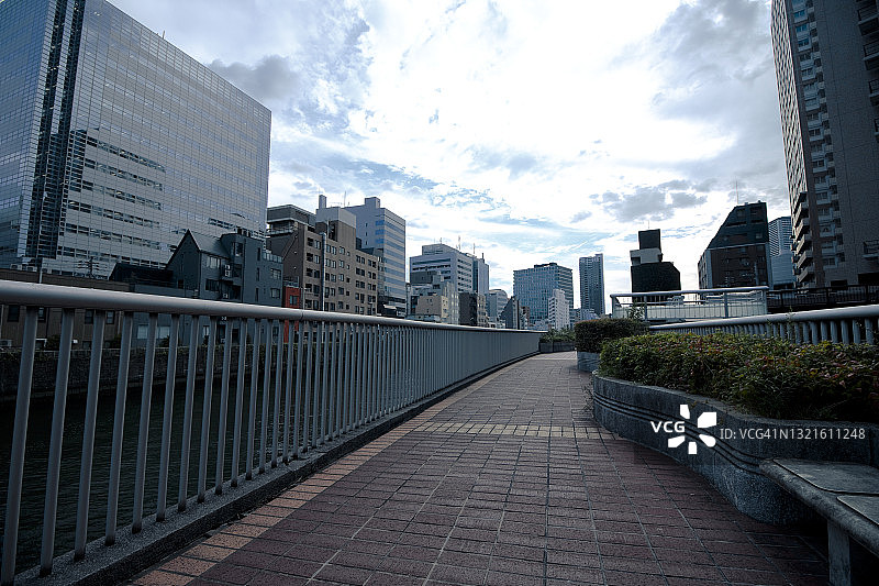 大阪城的观点图片素材