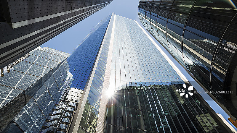 伦敦金融城的高楼大厦图片素材