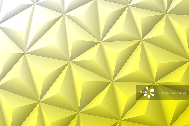 抽象几何纹理-低多边形背景-多边形马赛克-黄色梯度图片素材