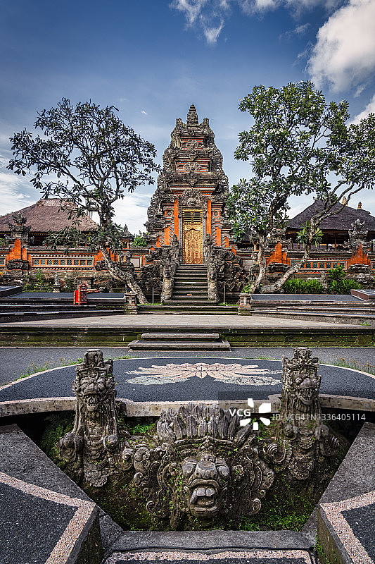 乌布拜伊印尼印度教寺庙巴厘岛普拉塔曼萨拉斯瓦提水宫图片素材