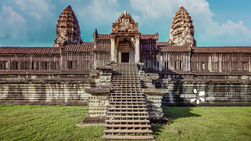 柬埔寨暹粒的吴哥窟图片素材