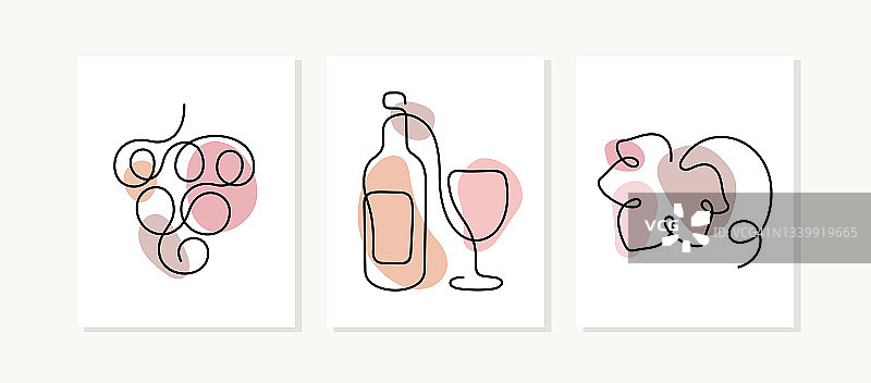 葡萄酒的海报图片素材