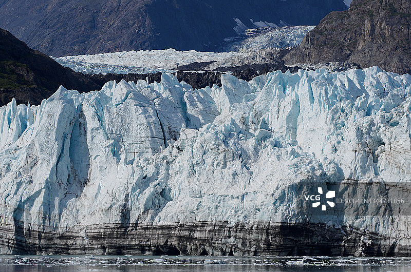 潮水冰川的冰川冰图片素材