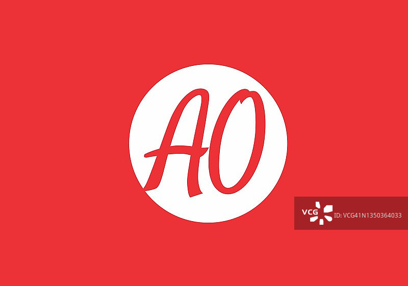 AO首字母设计形状良好图片素材