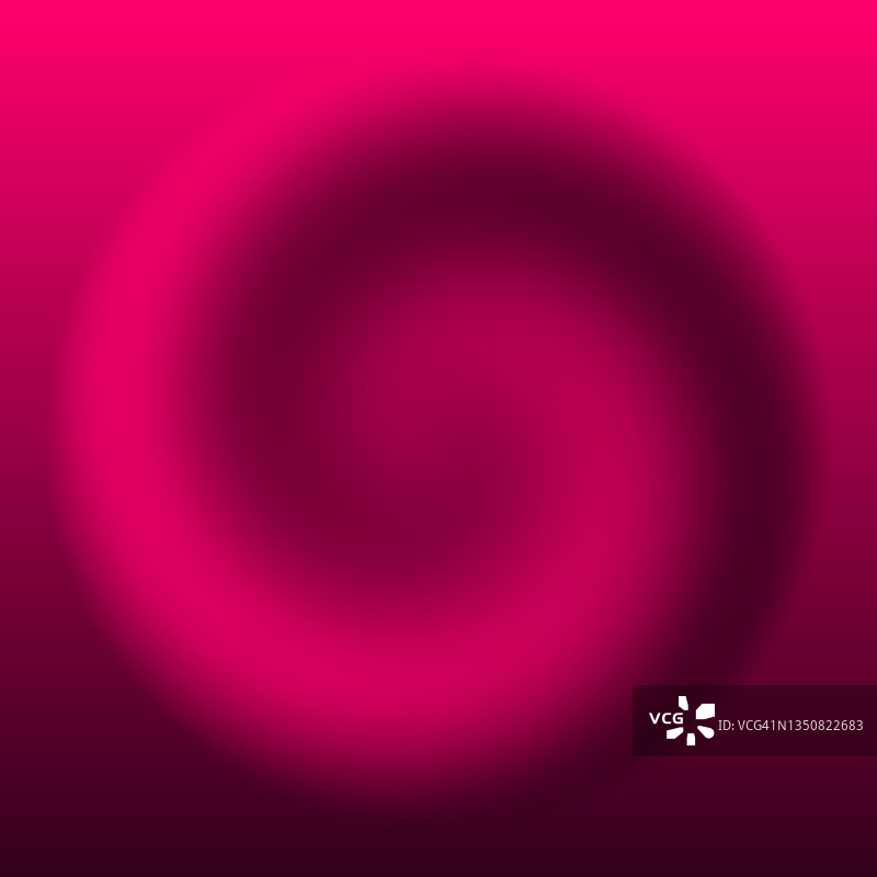 一个抽象的渐变背景上的粉红色漩涡图片素材