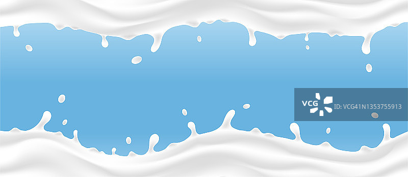 牛奶或酸奶溅波图片素材