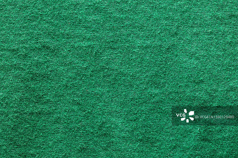 绿色面料面料涤纶质感和纺织背景。图片素材