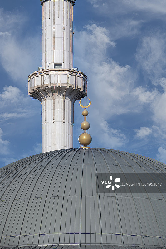 塔克西姆广场和塔克西姆清真寺，塔克西姆，伊斯坦布尔图片素材