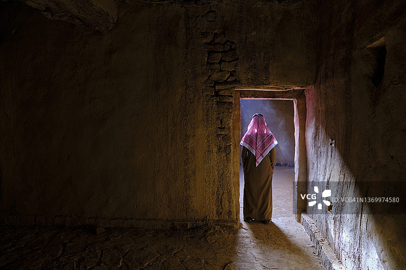 沙特阿拉伯，阿鲁拉，古城遗址图片素材