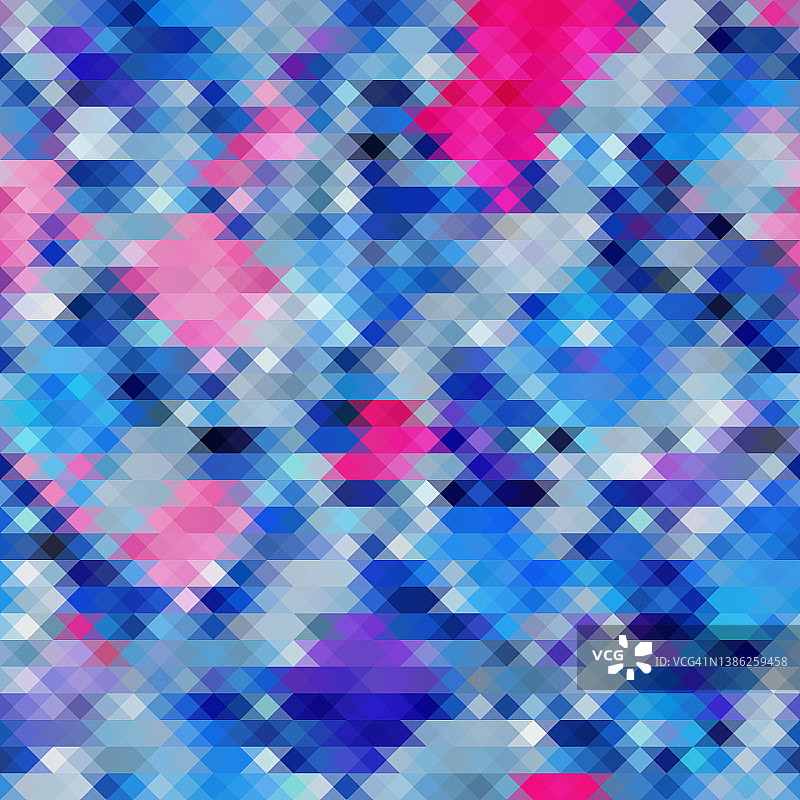 抽象三角形几何形状蓝色粉红色紫色纹理图案背景图片素材