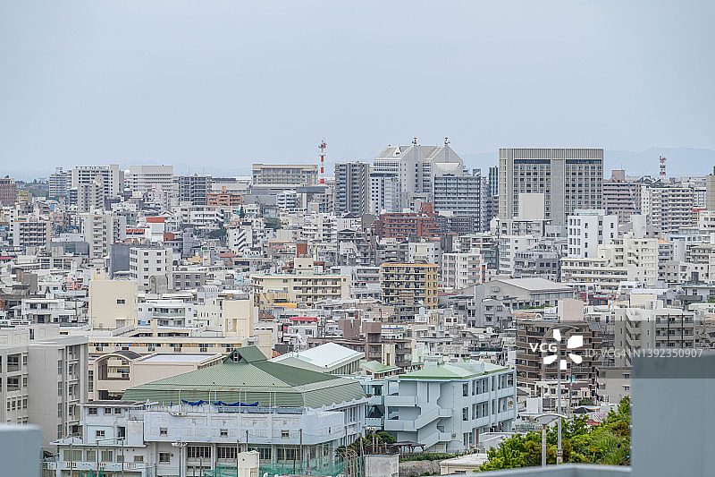 日本那霸市的居民区图片素材