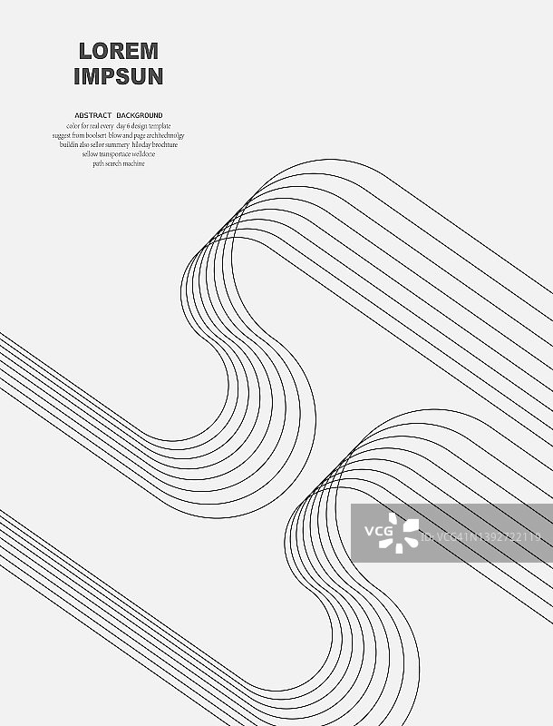 抽象黑白几何极简主义排列线条元素图案设计背景图片素材