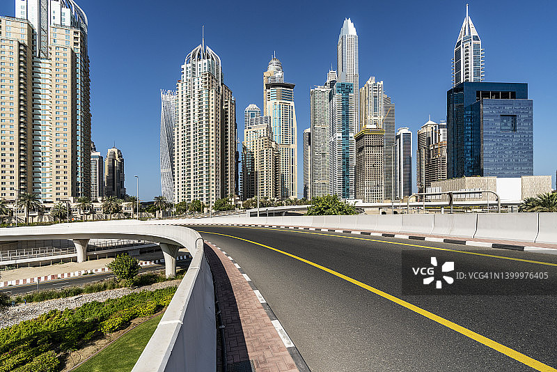 迪拜市区交通枢纽图片素材