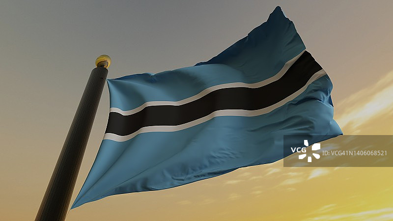 博茨瓦纳旗图片素材