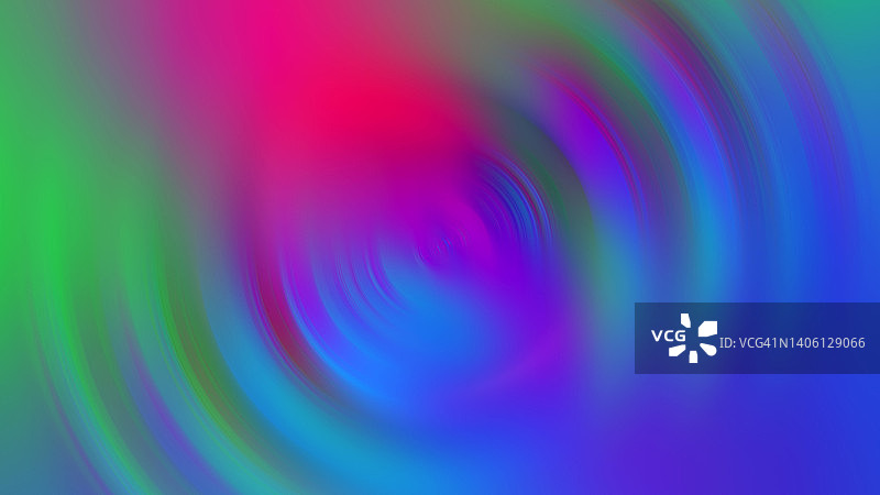 抽象蓝色绿色紫色漩涡背景。流体软流动扭转波浪曲线背景图片素材