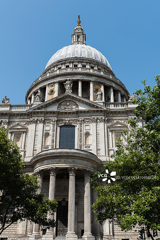 伦敦圣保罗大教堂图片素材