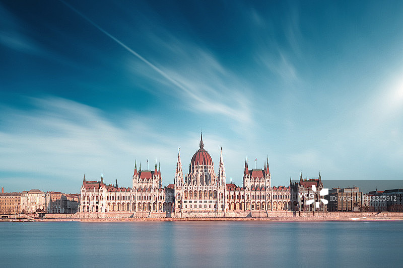 布达佩斯的匈牙利议会大厦图片素材