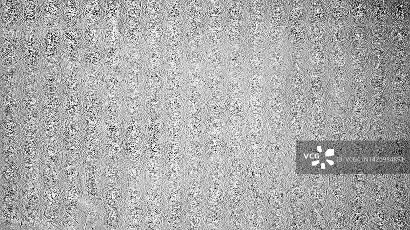 黑白照片的白色粉刷混凝土墙在布鲁塞尔，比利时图片素材