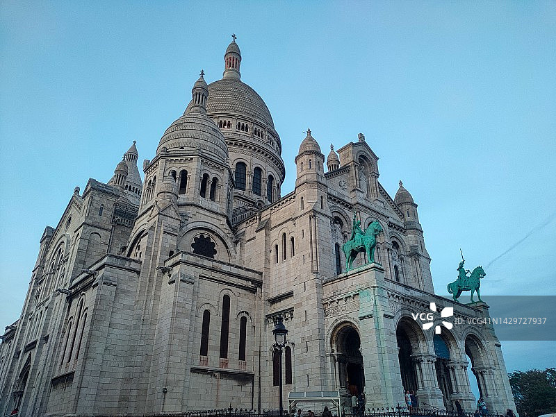 Sacré蒙马特圣心大教堂(Coeur de Montmartre)图片素材