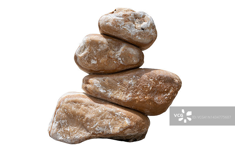 天然石材大理石孤立在白色背景图片素材