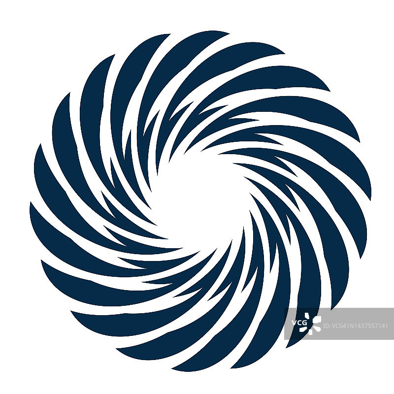 旋涡标志符号图标插图设计矢量。龙卷风、旋涡、飓风标志设计元素图片素材