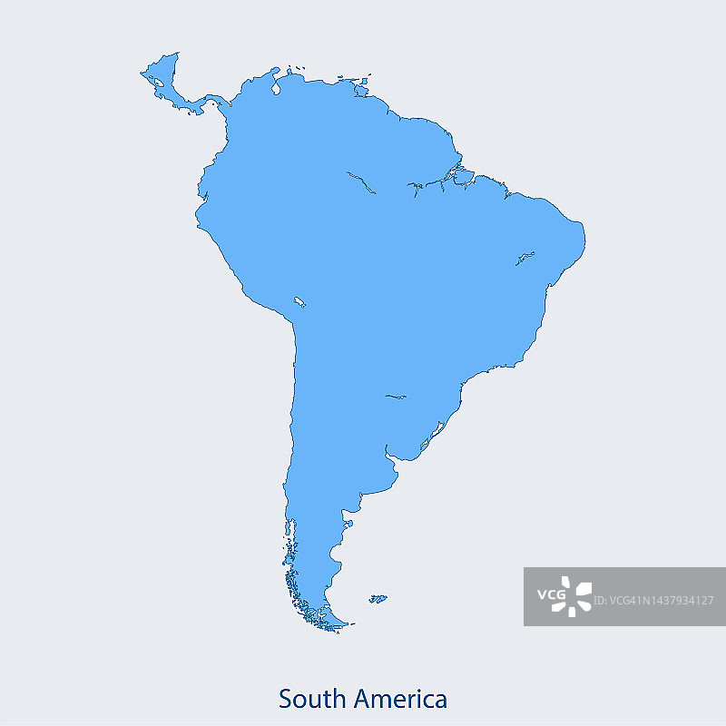 南美地图图片素材