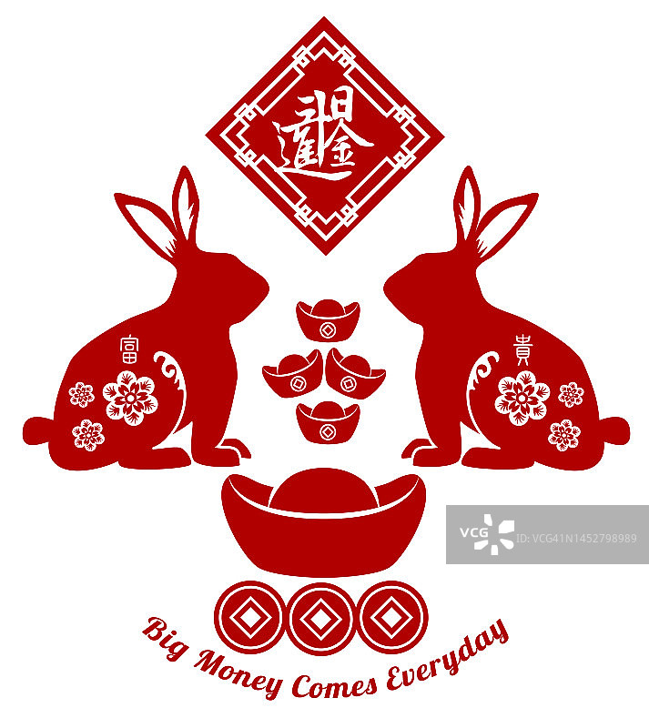 2023年中国兔年图片素材