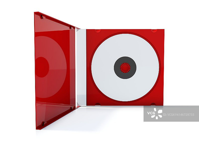 红色的cd盒图片素材