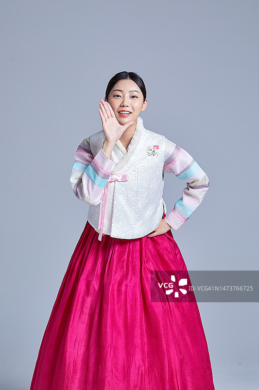 韩服，韩国文化，传统文化，妇女，节日，传统服装，韩国人图片素材