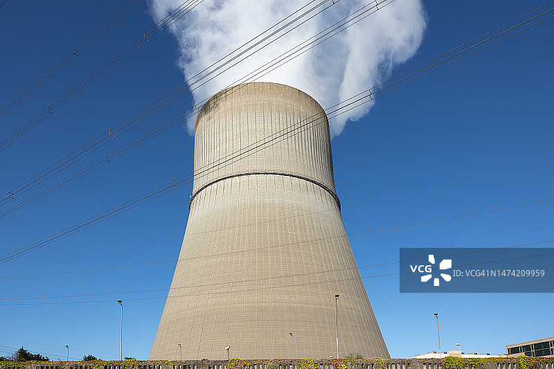 核电站的冷却塔图片素材