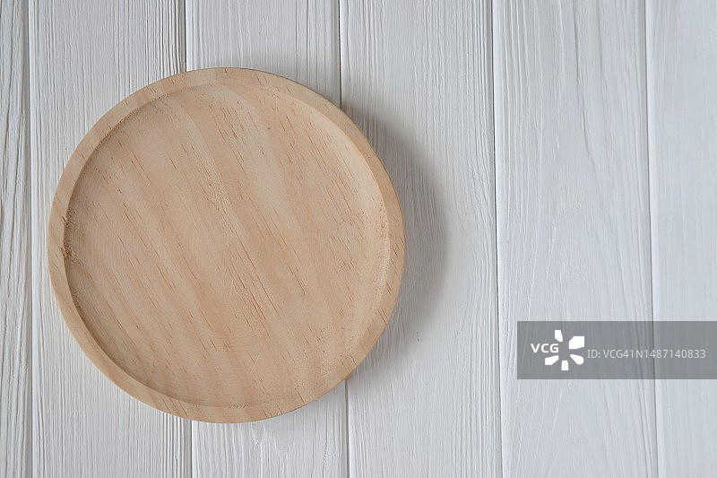木桌上的木板模型，复制空间，西班牙图片素材