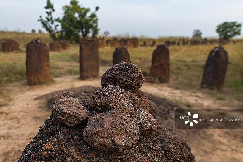 联合国教科文组织遗址塞内冈比亚瓦苏的塞内冈比亚石圈图片素材