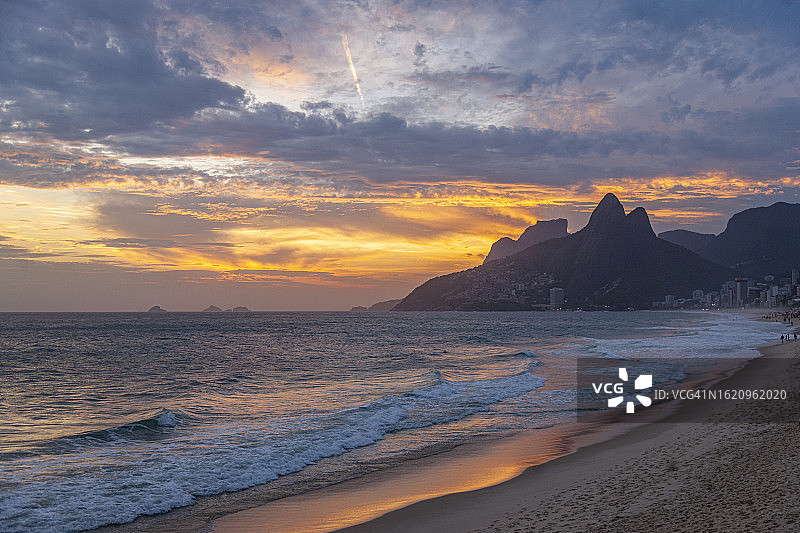 里约热内卢，伊帕内玛海滩图片素材