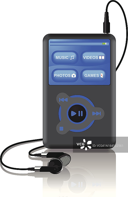 黑色的MP3播放器图片素材
